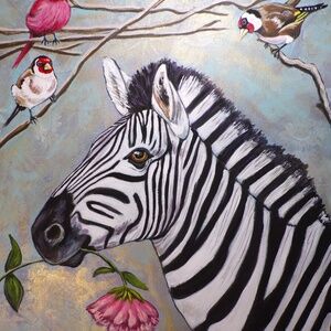 Zebra original painting
